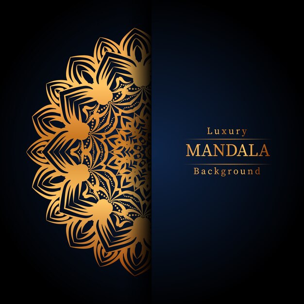 Creative luxury mandala background