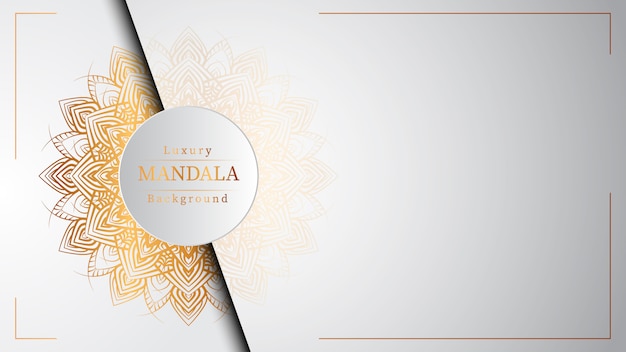 Creative luxury mandala background