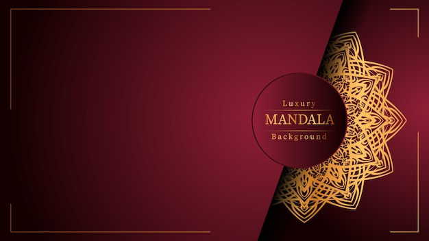 Creative luxury mandala background