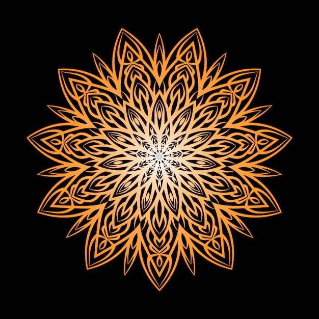 Creative luxury mandala background