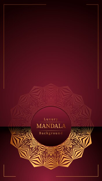 Creative luxury mandala background