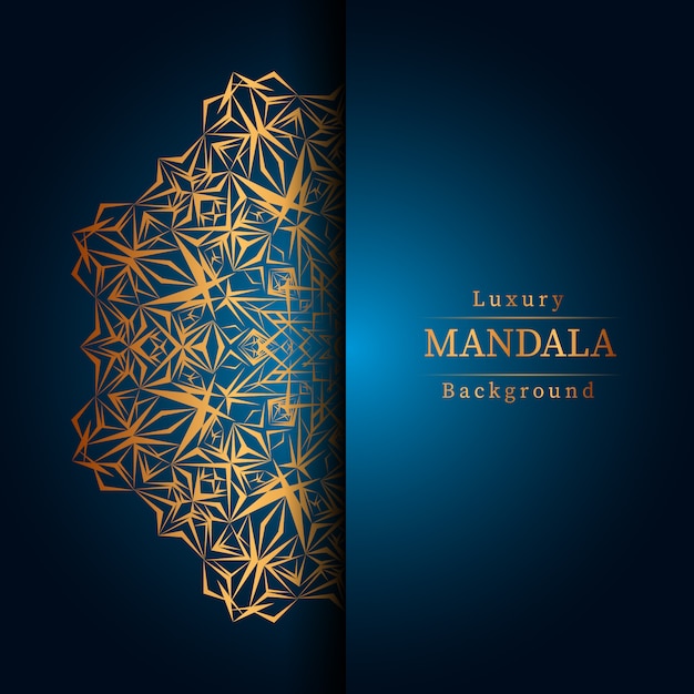 Sfondo di mandala di lusso creativo