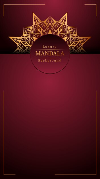 Creative luxury mandala background