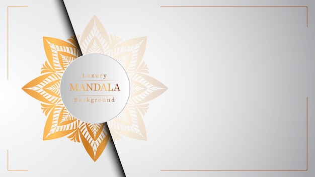 Creative luxury mandala background