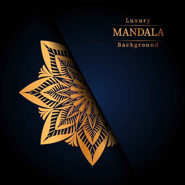 Creative luxury mandala background