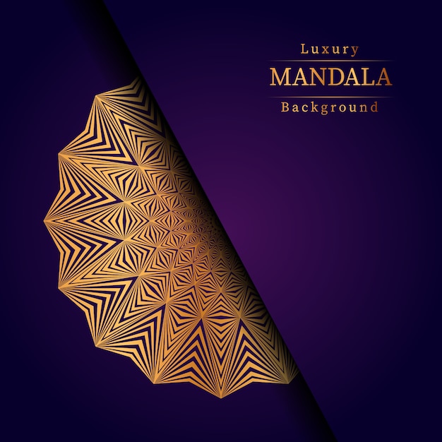 Creative luxury mandala background