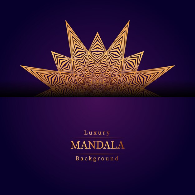 Creative luxury mandala background