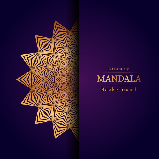 Creative luxury mandala background