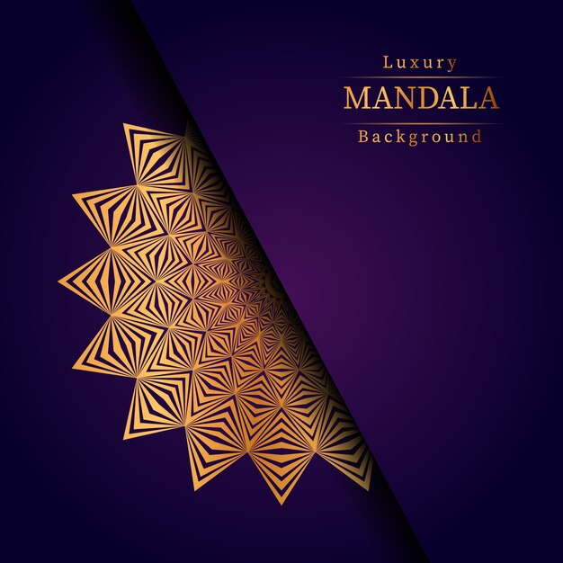 Creative luxury mandala background