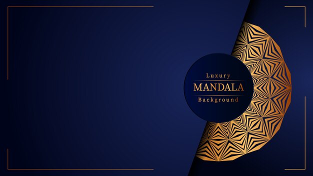 Creative luxury mandala background