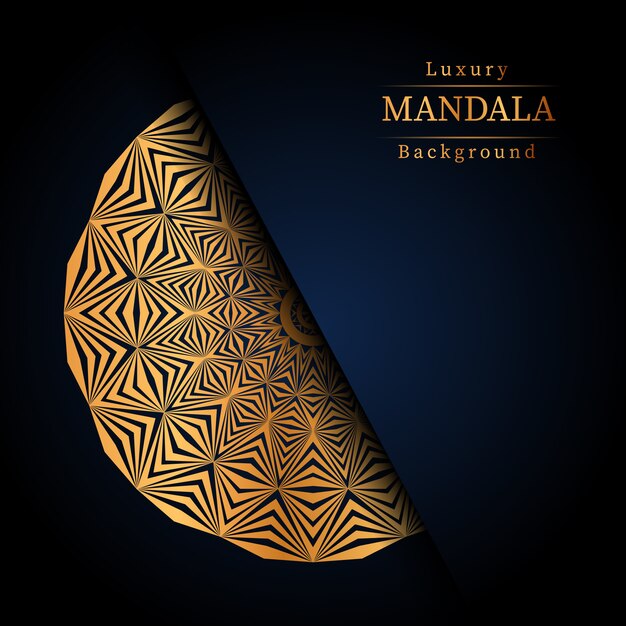 Creative luxury mandala background