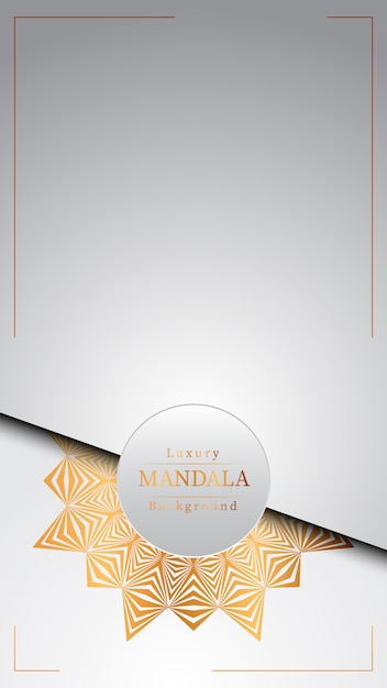 Creative luxury mandala background