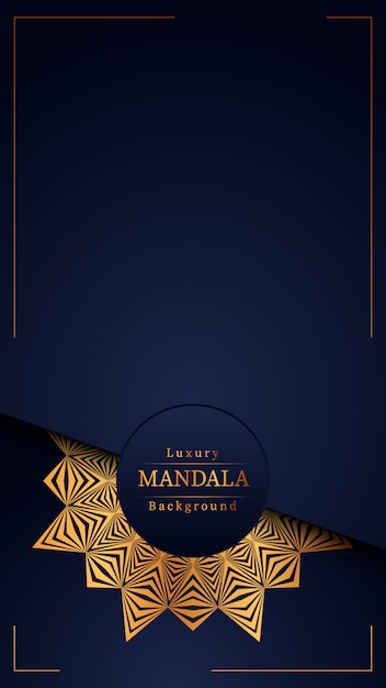 Creative luxury mandala background