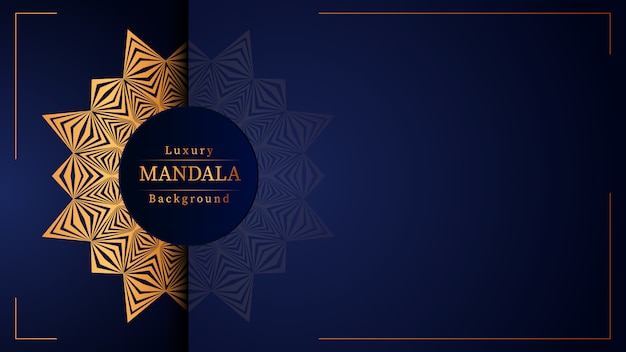 Creative luxury mandala background