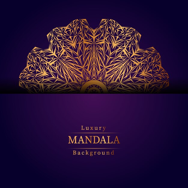 Creative luxury mandala background