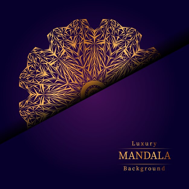 Creative luxury mandala background