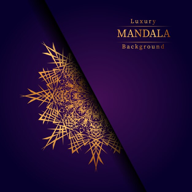 Creative luxury mandala background