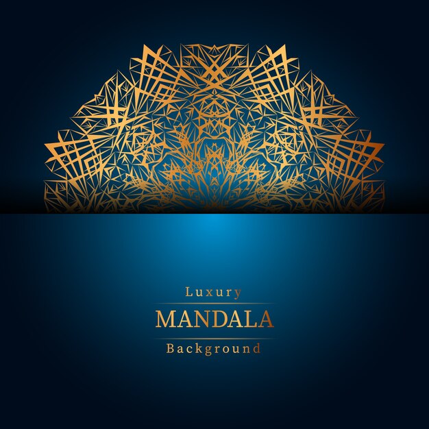 Creative luxury mandala background