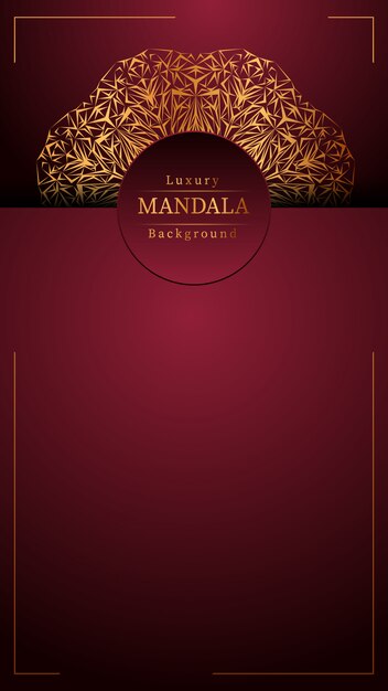 Vector creative luxury mandala background