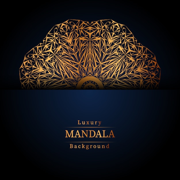 Creative luxury mandala background