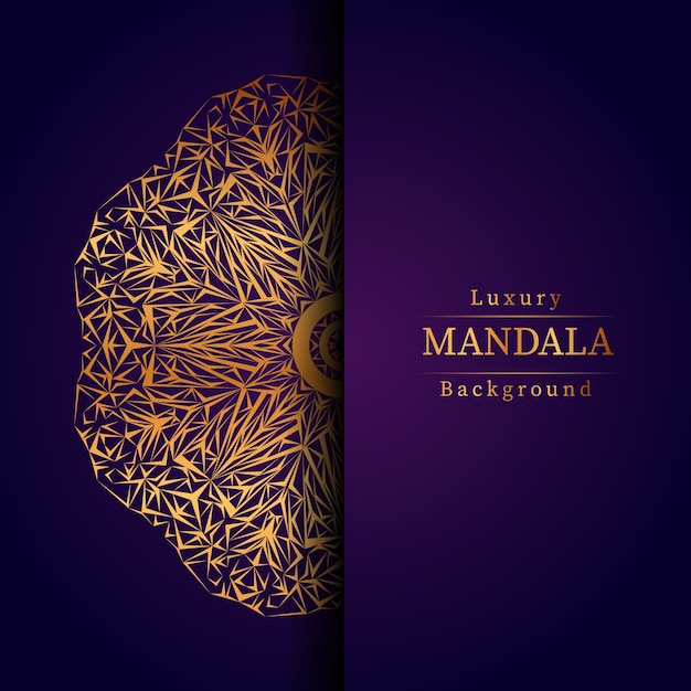 Creative luxury mandala background