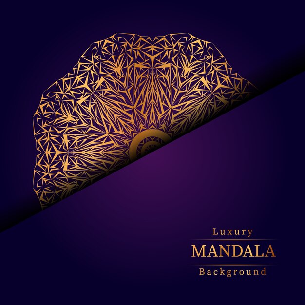 Creative luxury mandala background