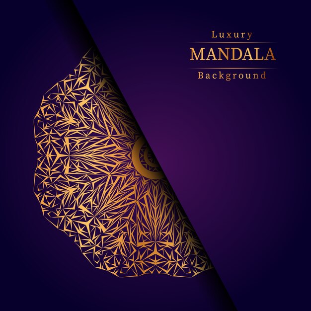 Creative luxury mandala background