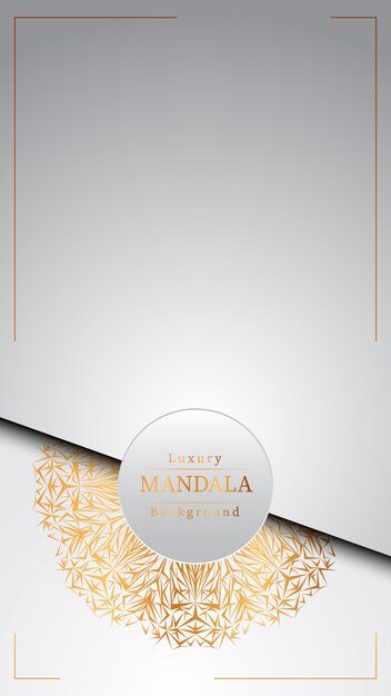 Creative luxury mandala background