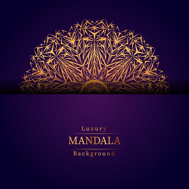 Creative luxury mandala background