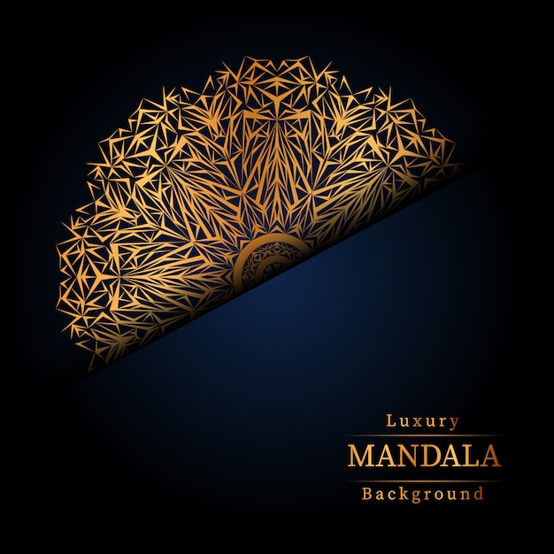 Creative luxury mandala background