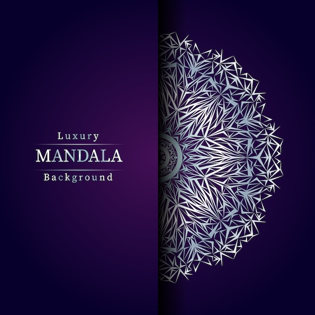 Sfondo di mandala di lusso creativo