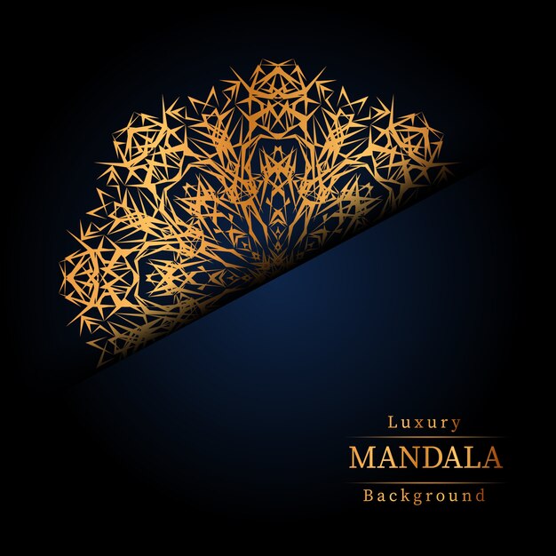 Creative luxury mandala background