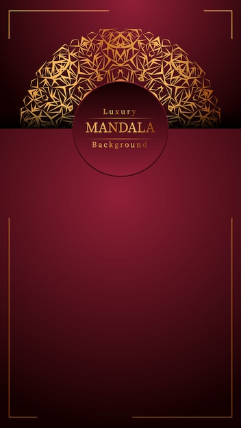 Vector creative luxury mandala background