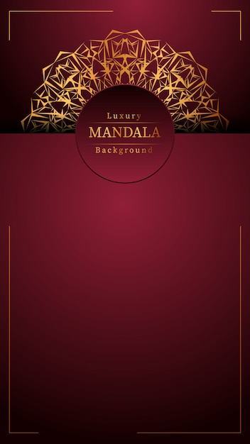 Vector creative luxury mandala background