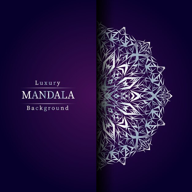 Sfondo di mandala di lusso creativo