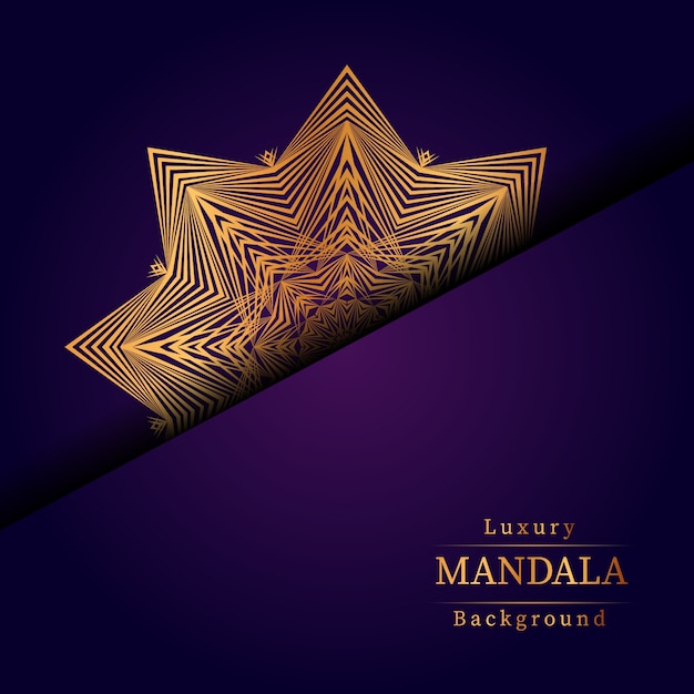 Creative luxury mandala background