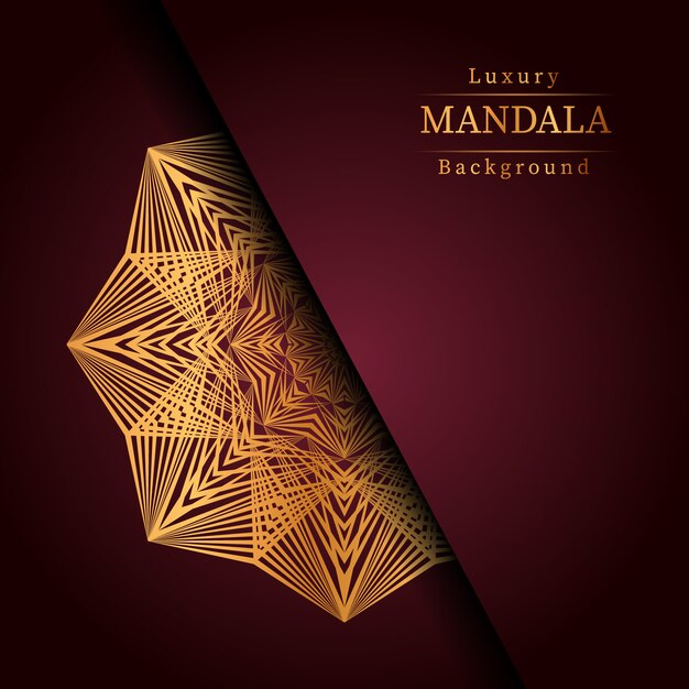 Creative luxury mandala background