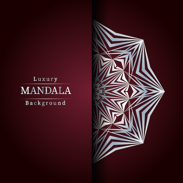 Sfondo di mandala di lusso creativo