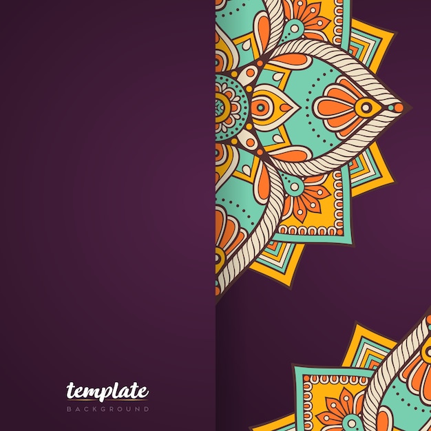 Creative luxury mandala background