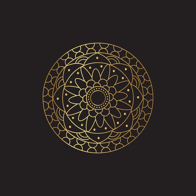 Vector creative luxury mandala background