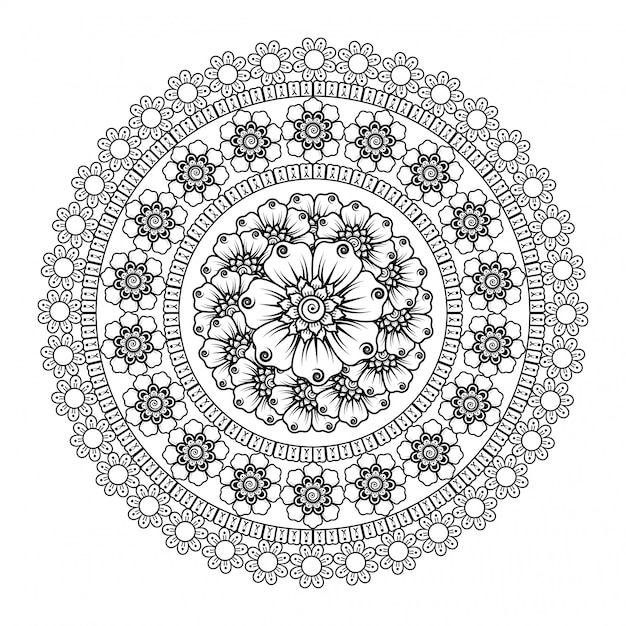 Mandala background di lusso creativo