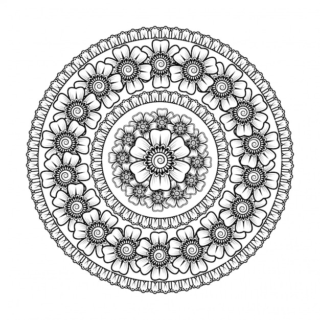 Mandala background di lusso creativo