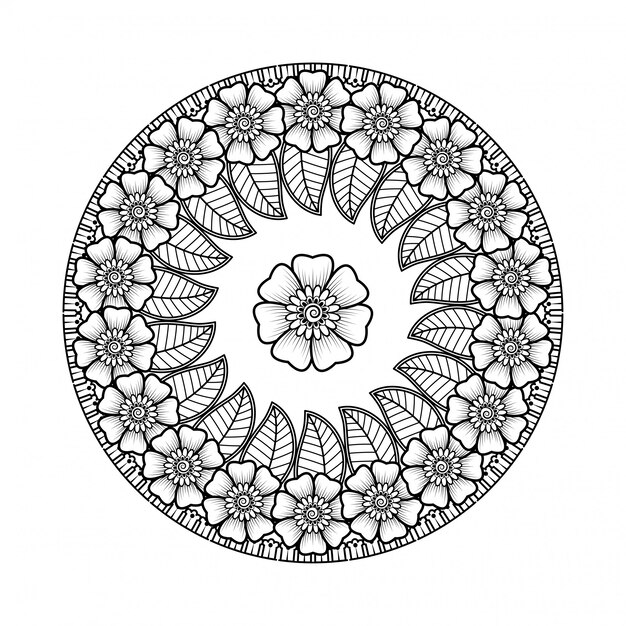 Mandala background di lusso creativo