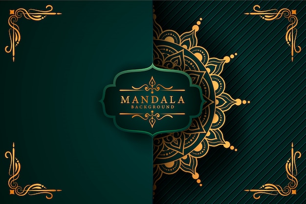 Creative luxury mandala background