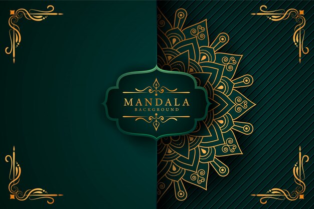 Creative luxury mandala background