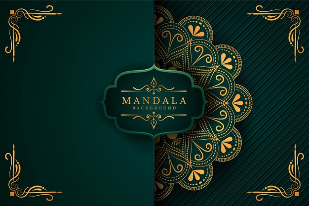 Creative luxury mandala background