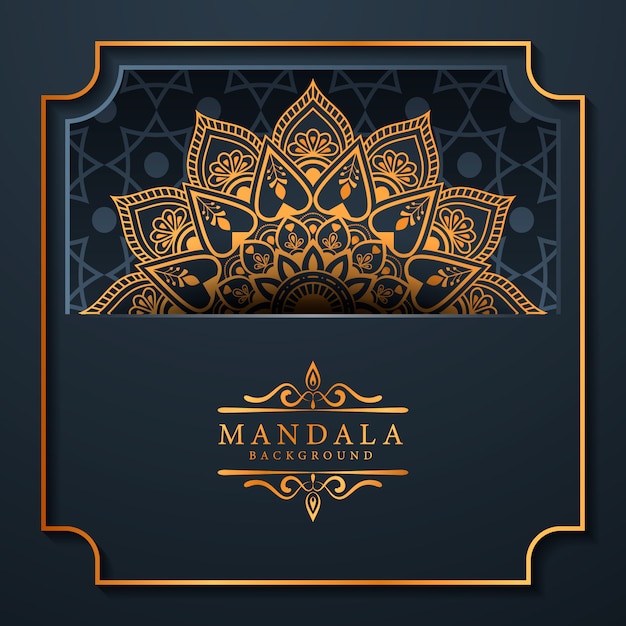 Creative luxury mandala background