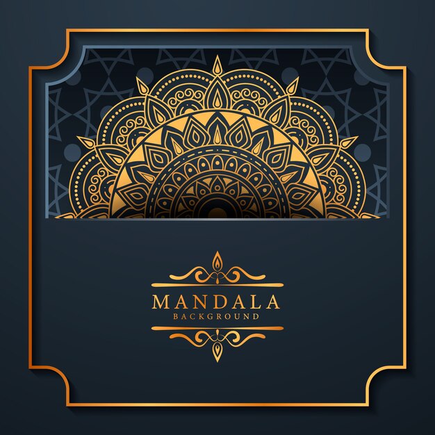 Creative luxury mandala background