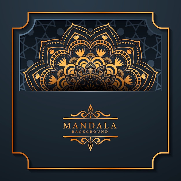 Creative luxury mandala background