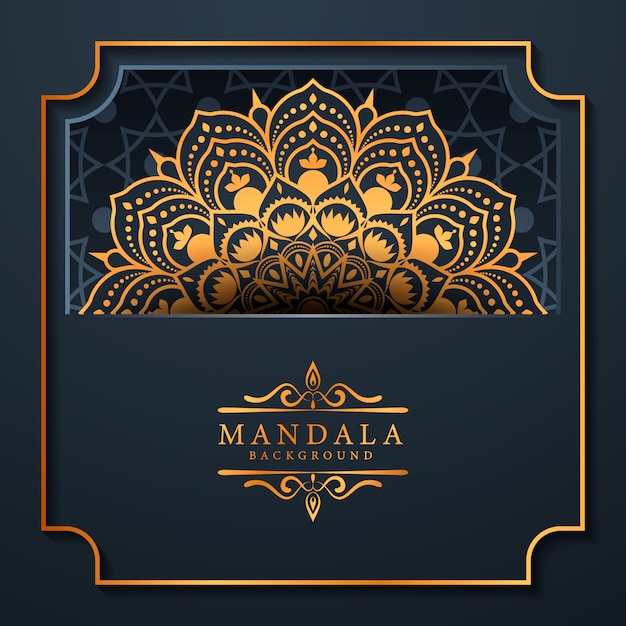 Creative luxury mandala background